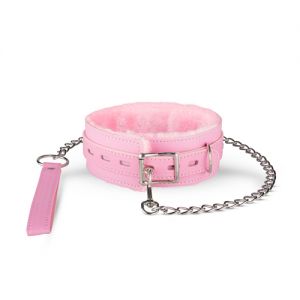 Pink Collar With Leash